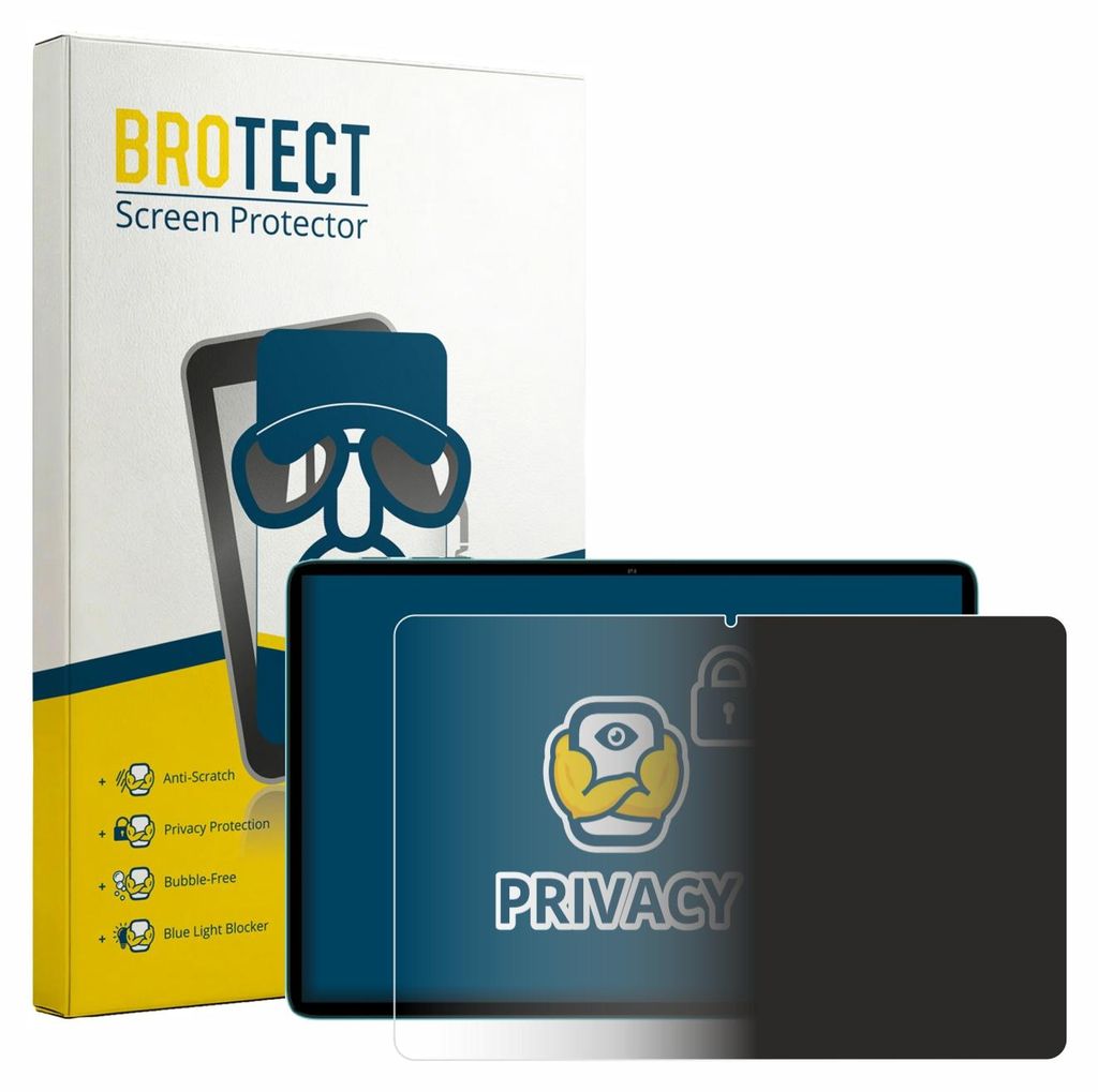BROTECT Sichtschutzfolie für Teclast P33 Anti-Spy Privacy Sichtschutz Blickschutz Folie Blaulicht-Schutz