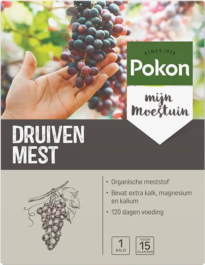 Raisins Nutrition Pokon 1 kg : Solution pour des Vignes Sans Carences