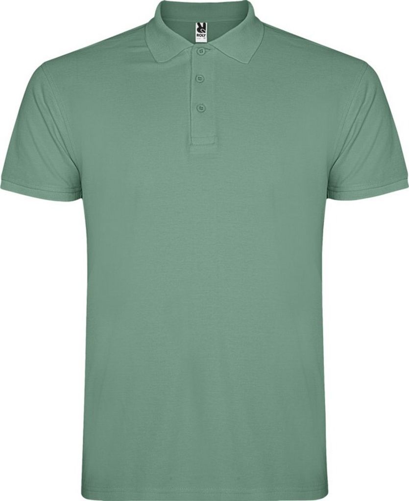 Roly - "Star" Poloshirt für Herren kurzärmlig PF4346 (3XL) (Dunkelminzgrün)