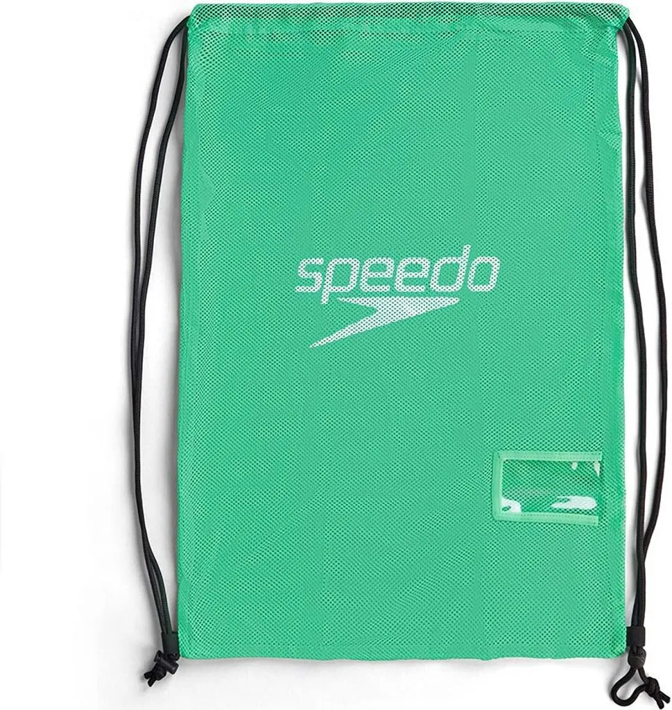 Speedo Equip Borsa a Rete Verde - Sacca Nuoto Professionale 35L