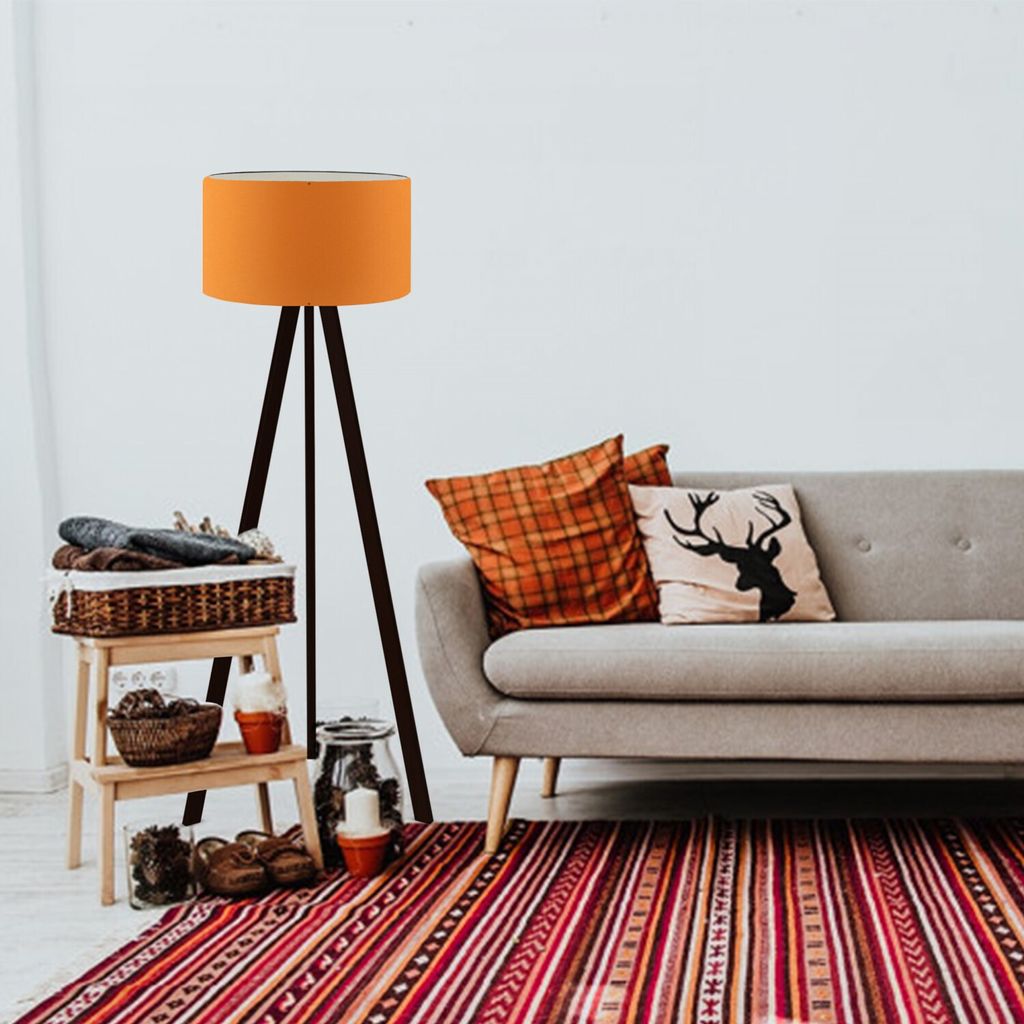 Opviq, AYD-2810, Stehlampen, Orange, PVC, 21 x 38 x 140 cm