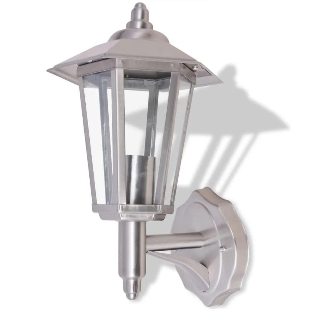 Lanterne extérieure verticale inox avec protection IP44 anticorrosion