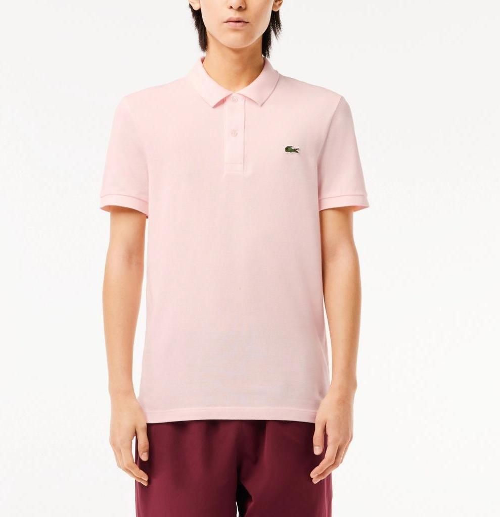 Lacoste L1212 Short Sleeved Ribbed Collar S Couleur Rose Image du produit 