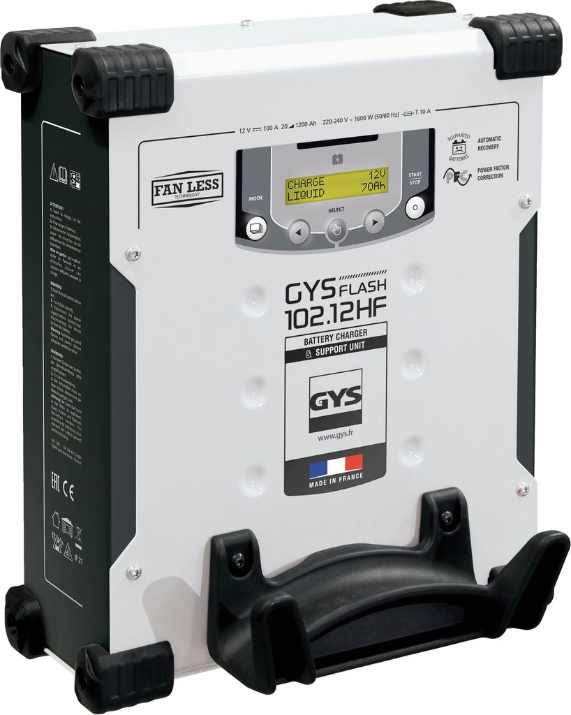 GYS FLASH 102.12 HF Vertikal 029606 Automatikladegerät 12 V Produktbild 