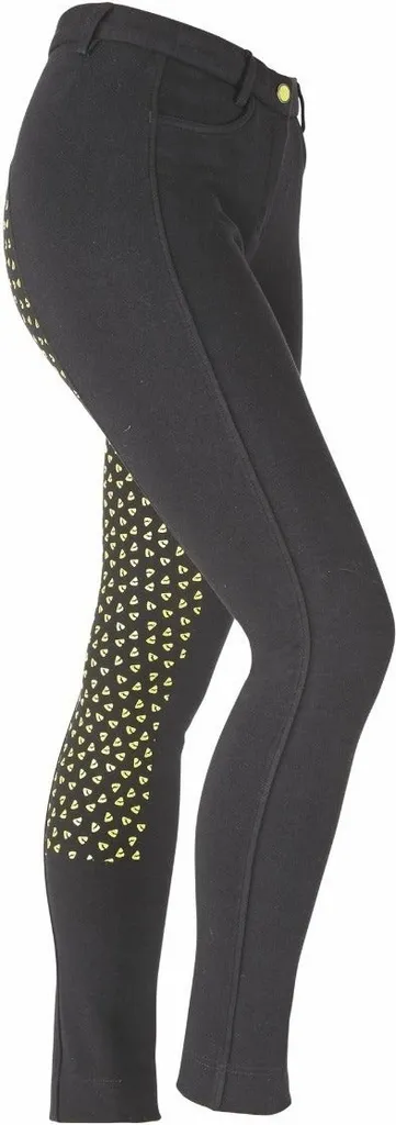 Aubrion Pantalon équitation femme Highbury ER564 Noir Lime 34EU