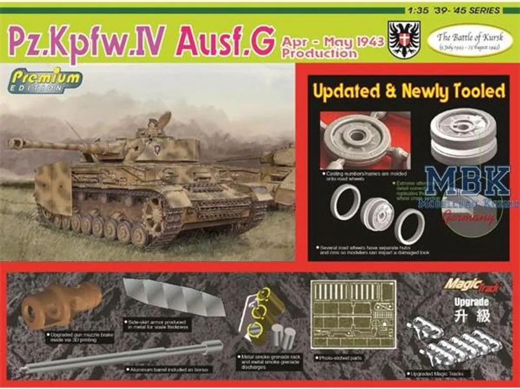 Maquette Panzer IV Ausf.G 1943 pour Diorama Militaire Dragon 6894