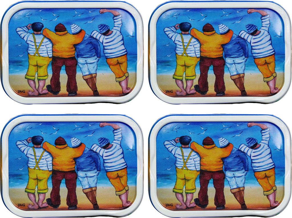 Food-United Fisch - SARDINEN MARINIERT WEISSWEIN 4x 115g mit Kräutern