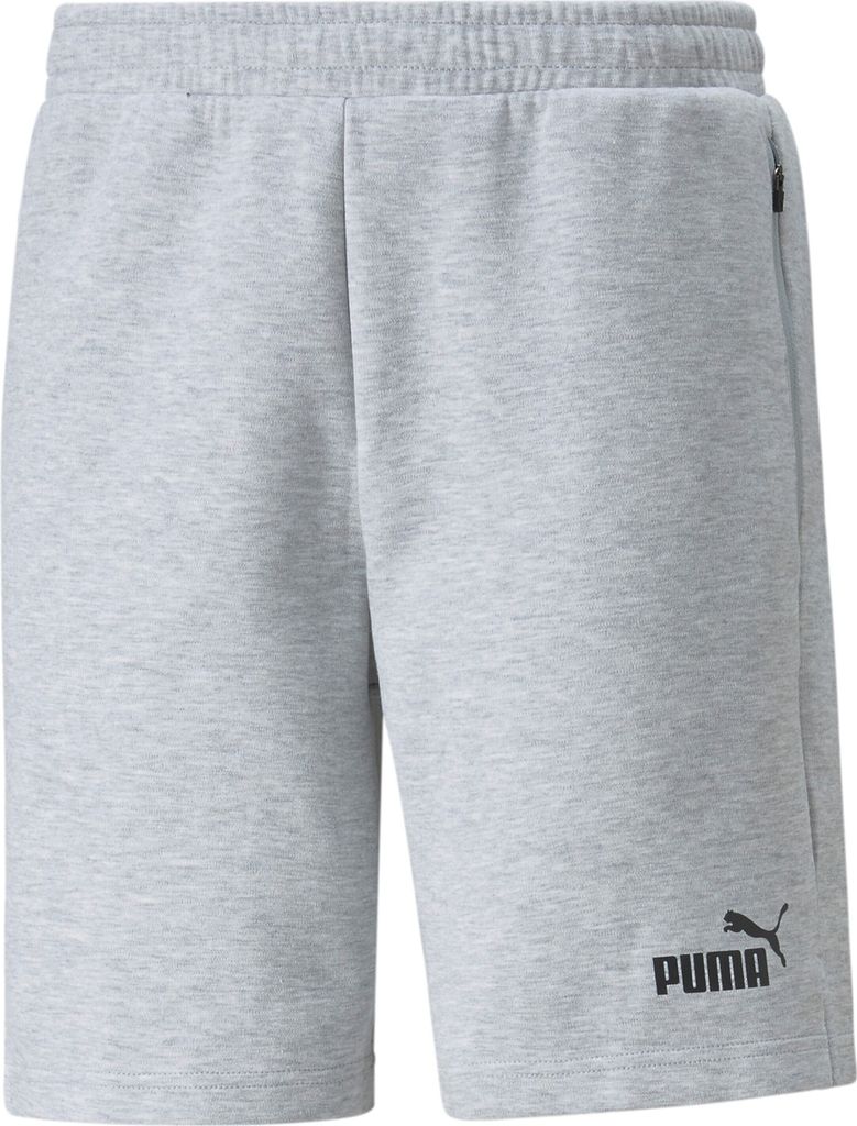 Puma kurze Hose Jogginghose Herren mit Taschen, Größe:S, Farbe:Grau