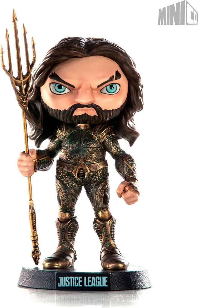 Aquaman Figurine Mini Co. Iron Studios PVC Détails Haut de Gamme 14cm