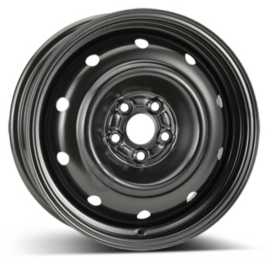 Jante en tôle ALCAR ACCIAIO 9552 6.5x16 5x100 ET48 Noir pour hiver