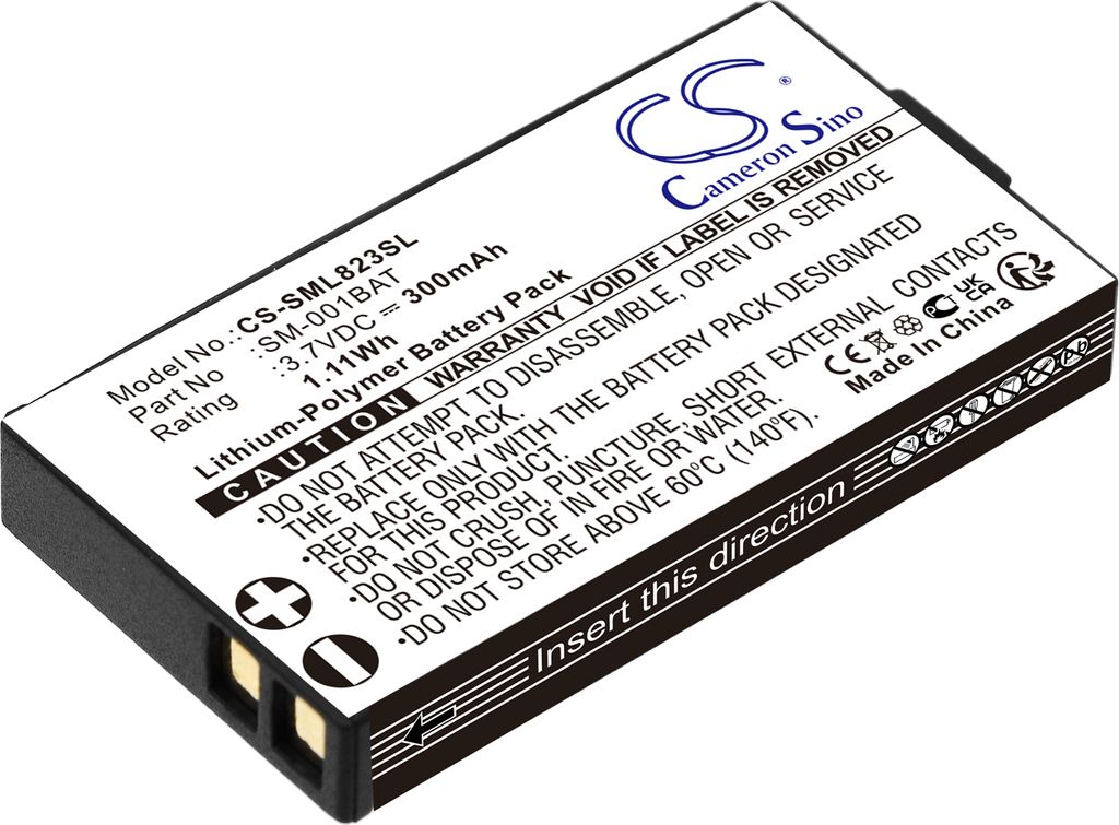 TECHTEK Batterie compatible avec [Simolio] SM-823, SM-823D, Image du produit 
