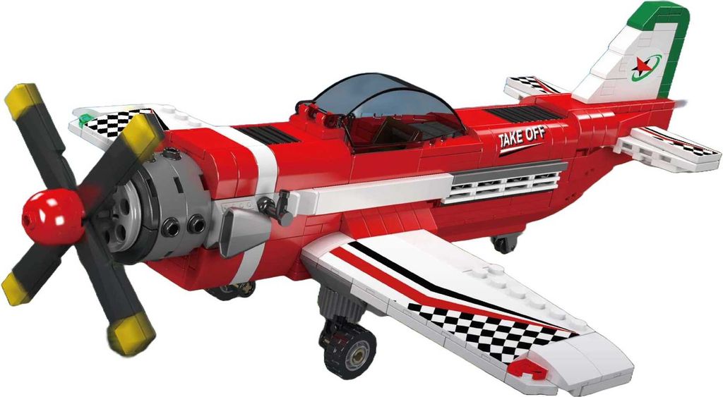 Mould King 24058 Racing Airplane