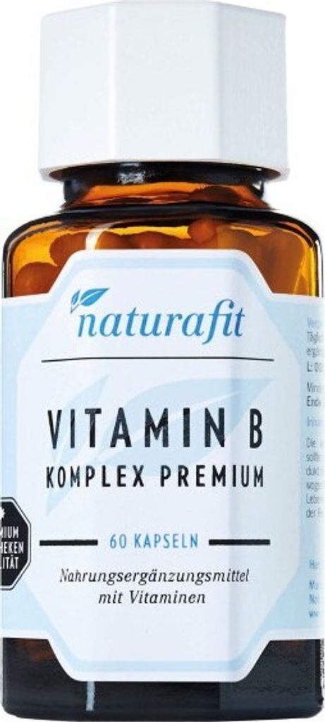 naturafit Vitamin B Komplex Premium Kapseln, 60 St. Kapseln