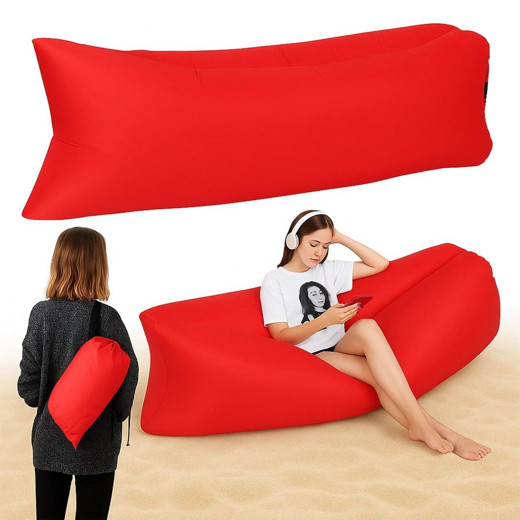 Lazy bag sofa nadmuchiwana na plażę leżak fotel materac Zdjęcie produktu 