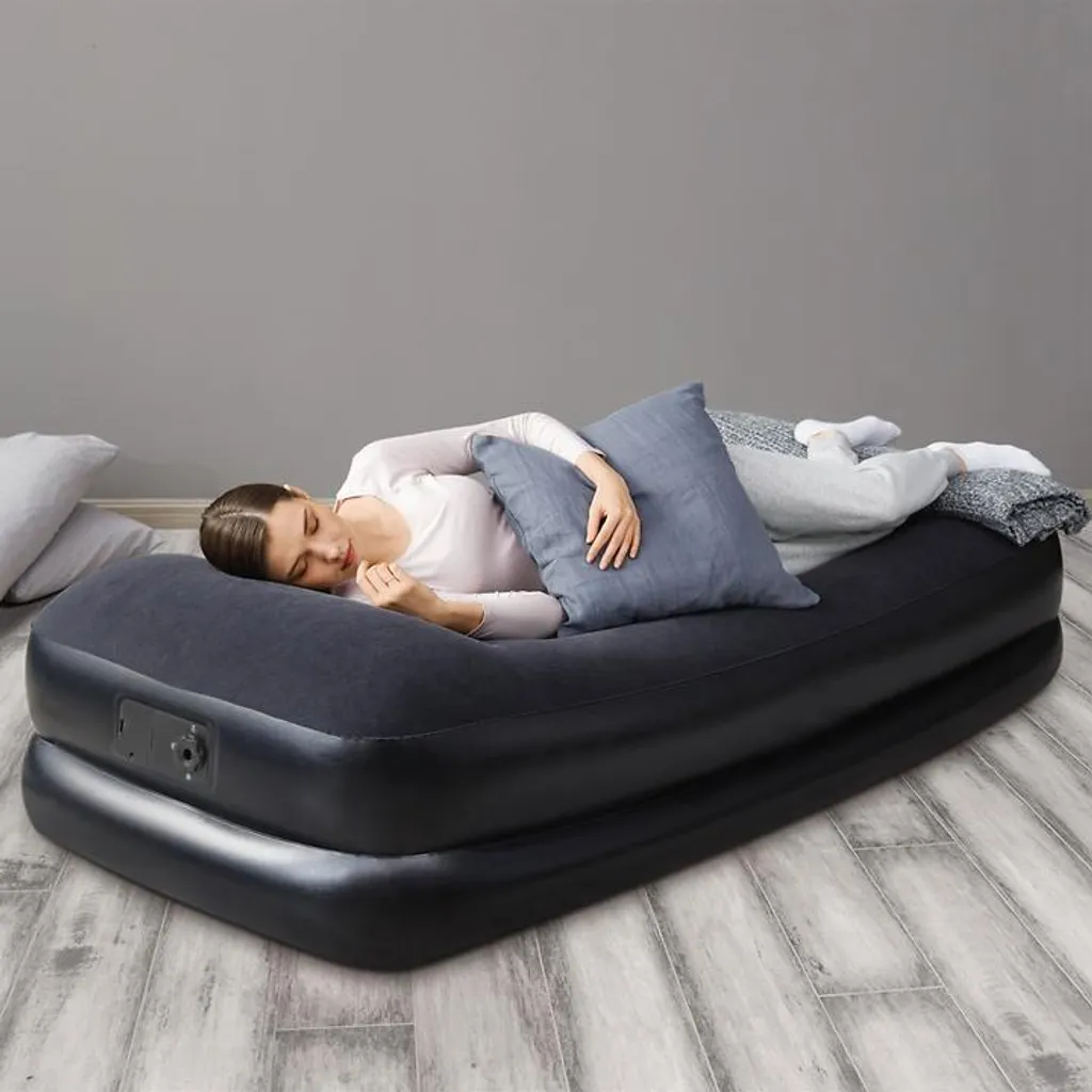 Matelas Gonflable d'Appoint pour Invités avec Pompe Électrique Rapide - 59