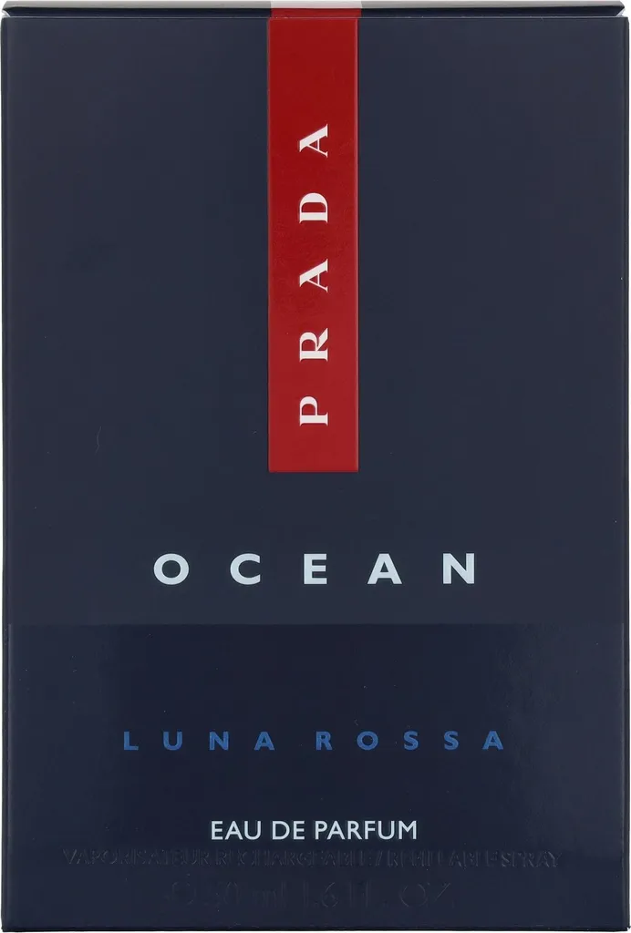Eau de Parfum Prada Luna Rossa Ocean 50ml - Fragrance Boisée Homme