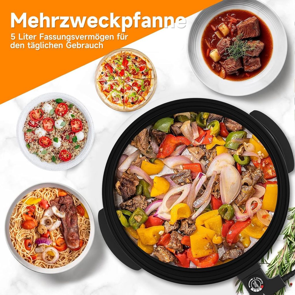 Elektrische pfanne Scheffler elektrisch Pizzapfanne 30cm Produktbild 6