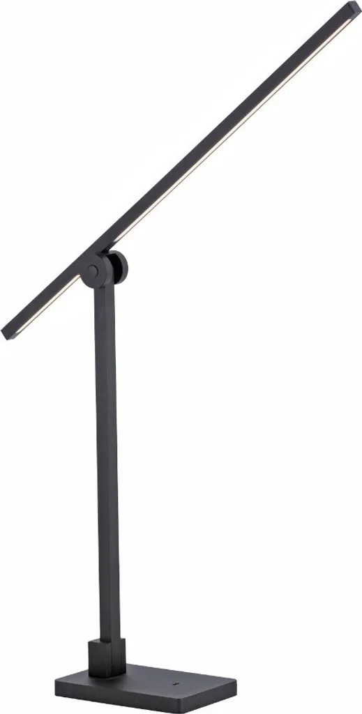 Lampe de travail LED flexible noire pour bureau moderne 6.5W LED