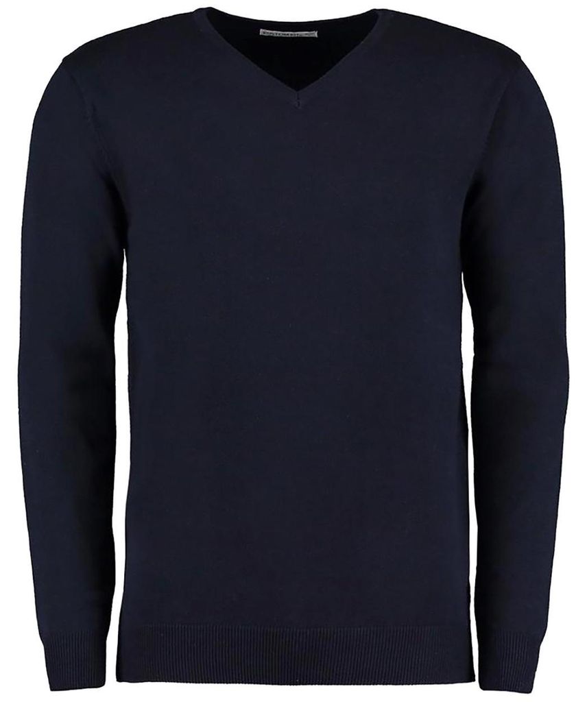 Kustom Kit Arundel Pullover mit V-Ausschnitt FK432 (2XL) (Marineblau)