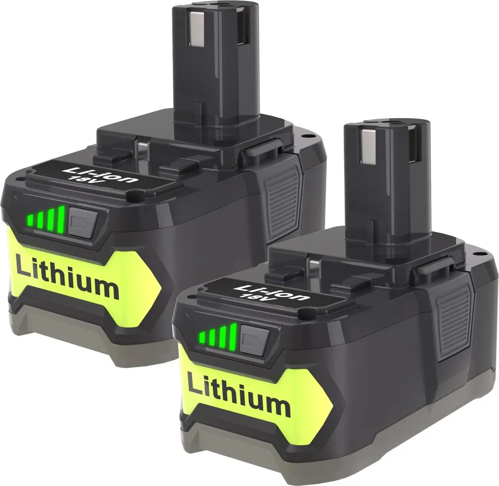 Batterie 18V 5,5Ah haute autonomie - 2 batteries Lithium avec indicateur LED