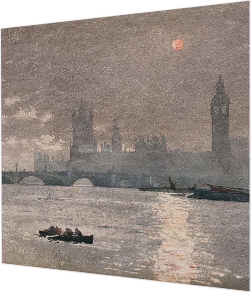 Wandtapete - Dekorative Tapete für Wohnzimmer - Tapetenfolie für Wanddekoration - 250x250 cm - Nachtpanorama