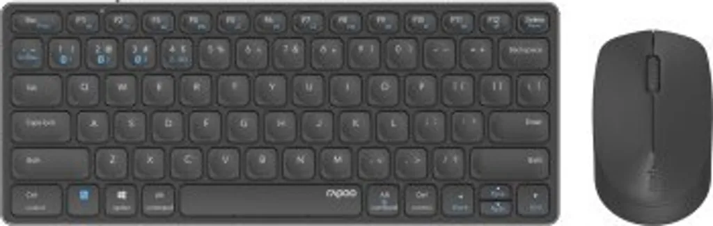 Pack Clavier Souris Rapoo 9600M Multimode avec Châssis Métal et Bluetooth