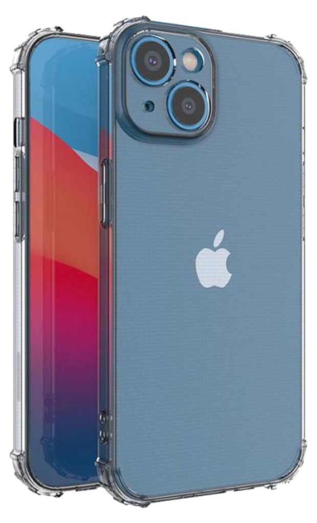 Für Apple iPhone 14 Schock Silikon Schutz Transparent Handy Produktbild 