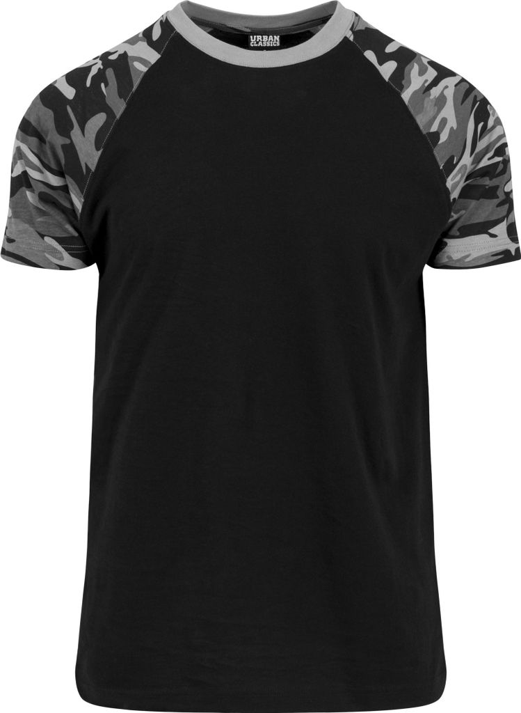 Urban Classics - RAGLAN Contrast T-Shirt schwarz - XL