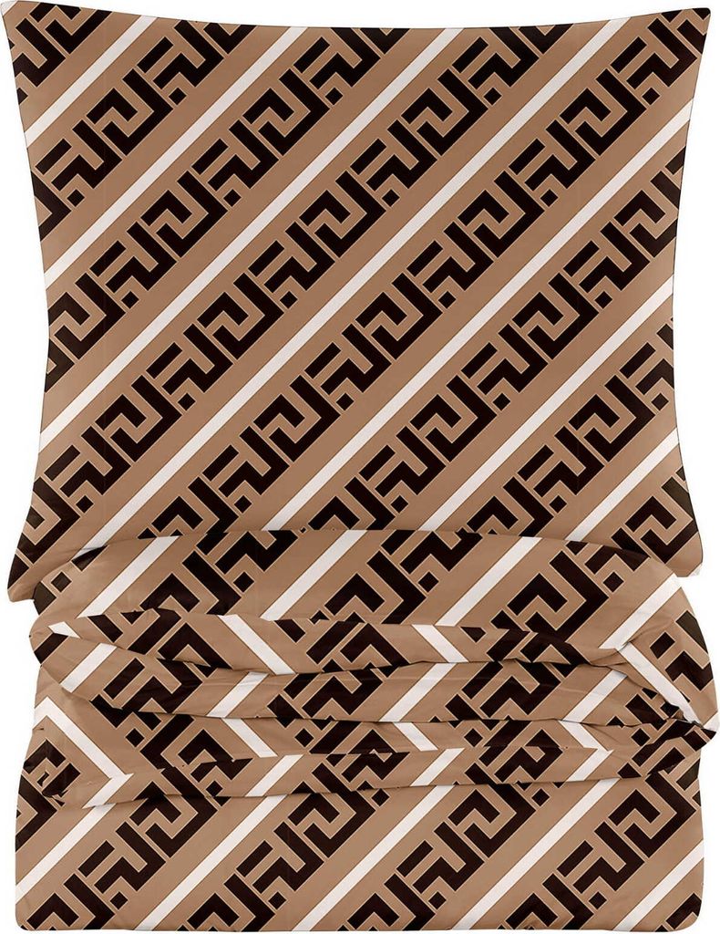 Bettwäsche - 200x200 cm - Bettbezug und Kissenbezügen Set - Verache - Mikrofaser Baumwolle - 2 Kissenbezüge 70x80 cm