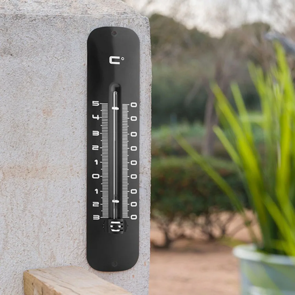 Termometro Esterno Design Minimal in Alluminio - Termometro Giardino