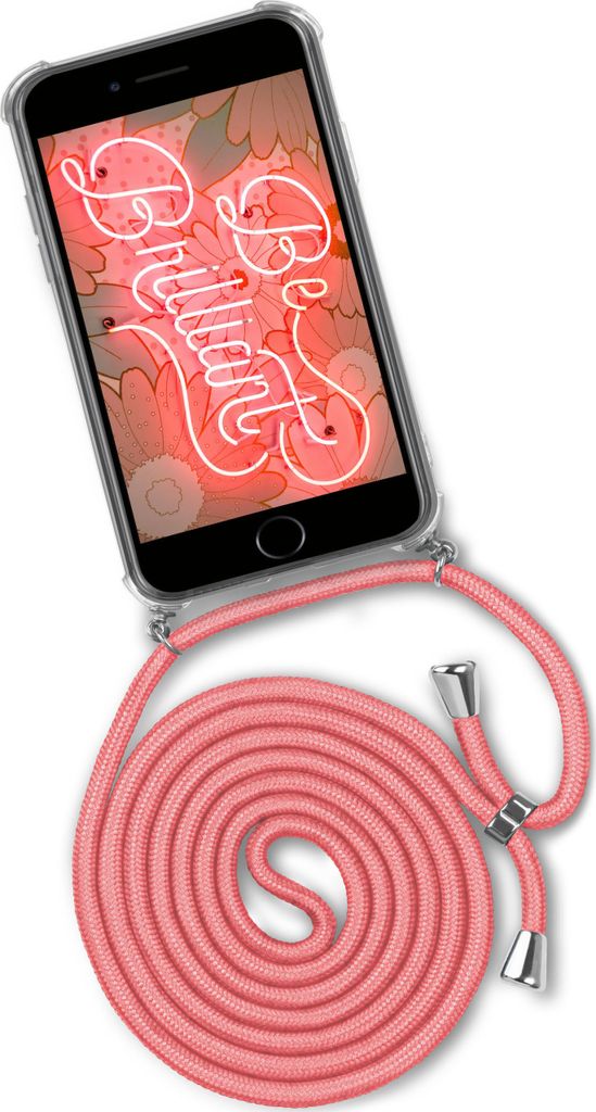 TWIST-Case + TWIST-Cord für iPhone 6S Plus / 6 Plus, Farbe:Kooky Flamingo (Silber)