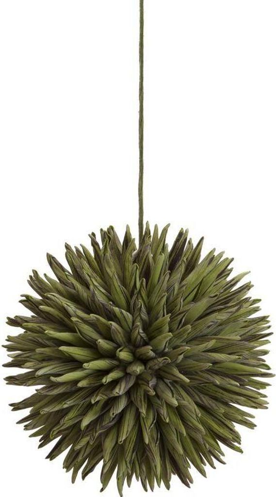 artplants.de Künstliche Allium Blüte Jenna, grün, 16cm - wetterfest - Kunstblume - Deko Blüte