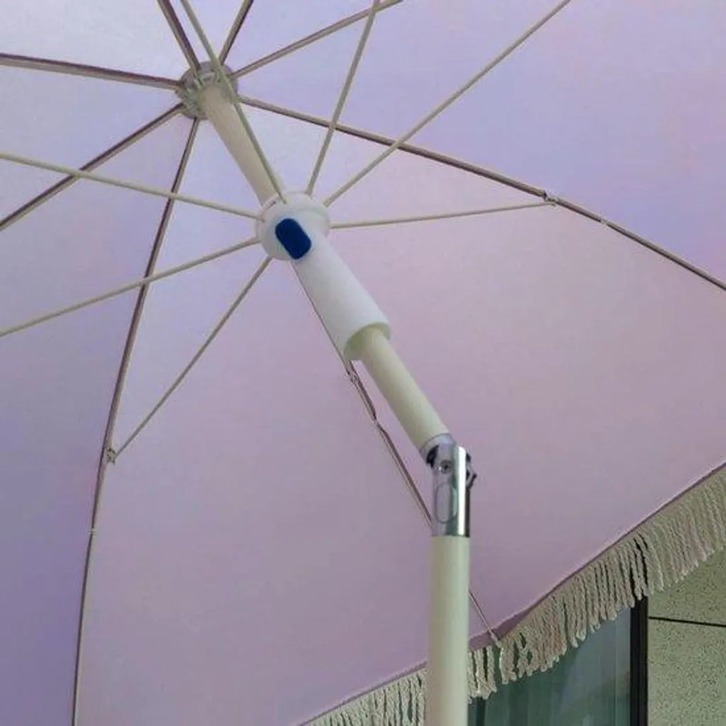Parasol pour terrasse ombragée 200 cm, inclinable et réglable UPF 50+