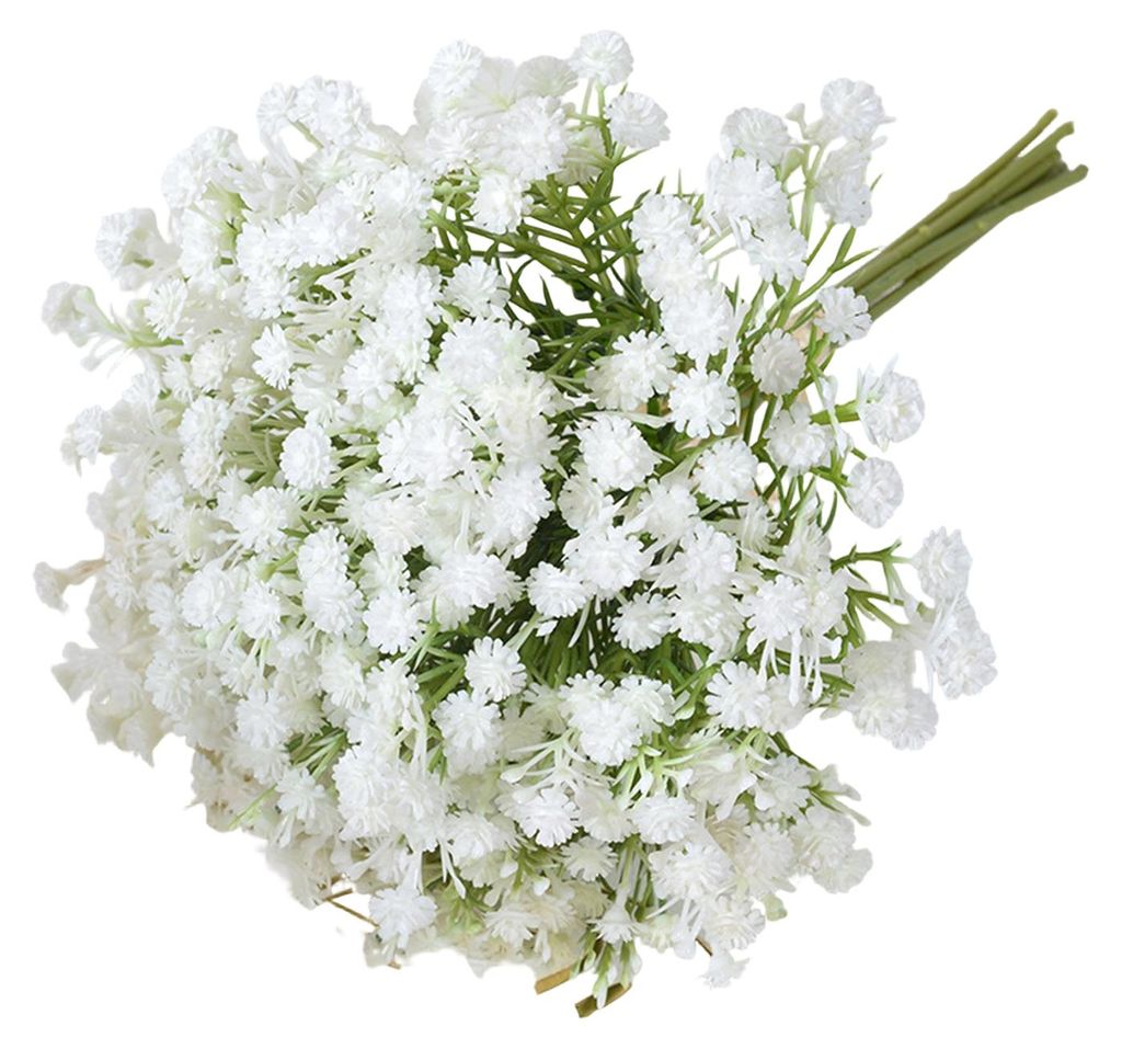 Bündel künstliches Schleierkraut (Gypsophila) aus Seide für Hochzeitsfeiern, Heim- und Gartendekoration