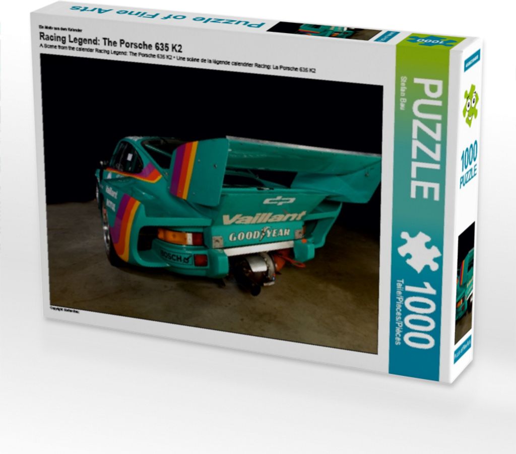 Calvendo Ein Motiv aus dem Kalender Racing Legend: The Porsche 635 K2 1000 Teile Puzzle quer 640x480mm, Bau Stefan; 7324097
