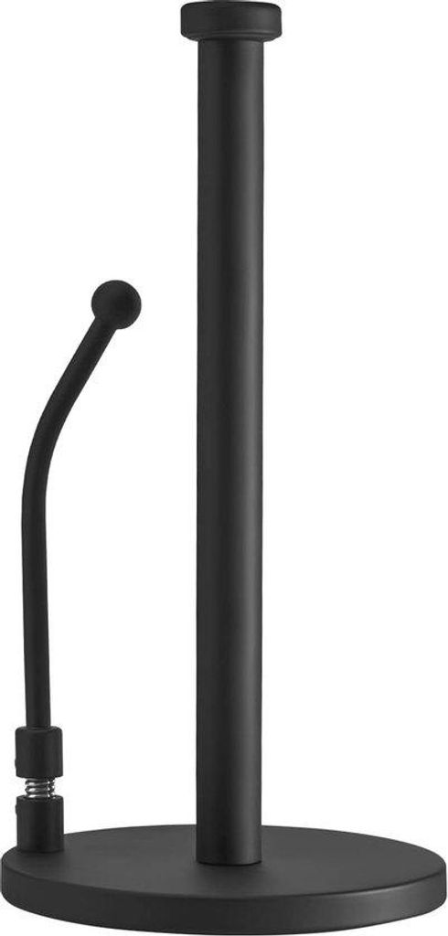 Küchenhalter aus Edelstahl - Schwarz - Freistehend und Dauerhaft - 34 cm Höhe