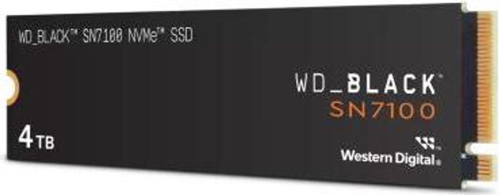 WD SSD M.2 2280 4TB Black SN7100 PCIe 4.0/NVMe Di - Solid State Disk - NVMe