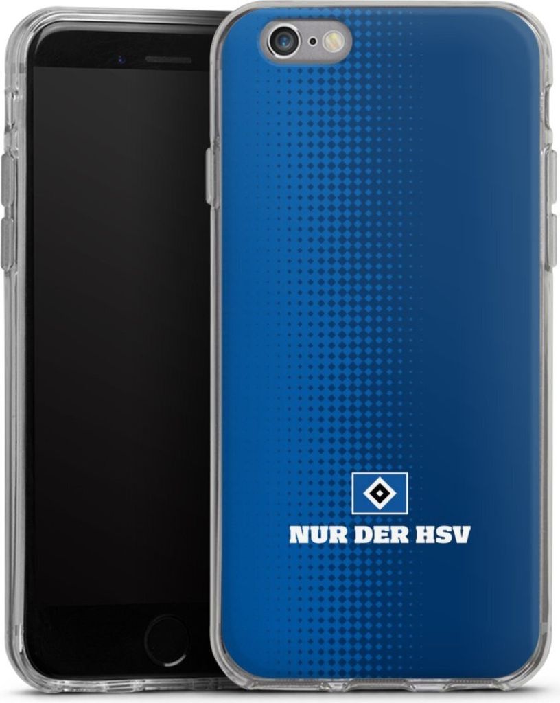 DeinDesign Handyhülle für Apple iPhone 6s Silikon Hülle Case Smartphone Schutzhülle HSV Logo Offizielles Lizenzprodukt