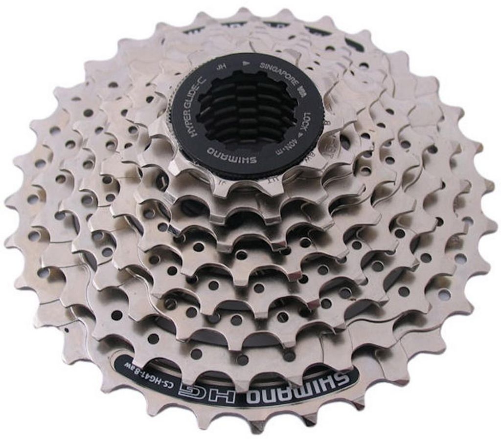 Shimano CS-HG41 8-Gang Kassette inkl. Verschlussring Produktbild 