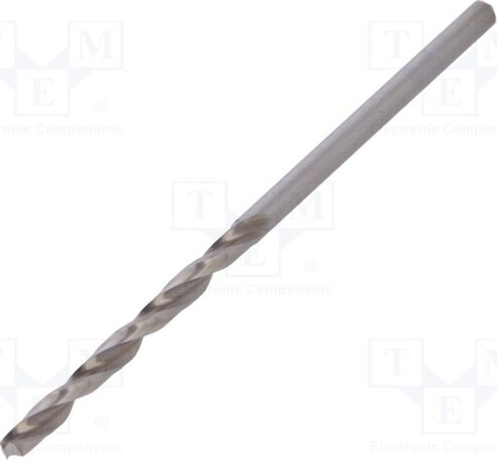 1x Bohrer für Metall Ø: 2,2mm L: 53mm HSS L.des Arbeitsteils: 27mm 0095400220100