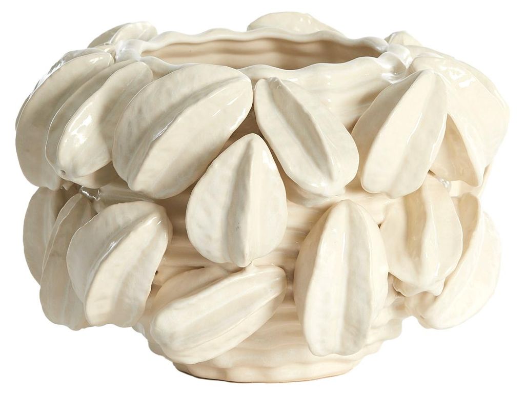 Light & Living CARAMBOLA Vase Keramik Creme Ø33,5x33x23 cm