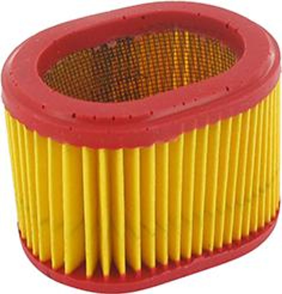 Anpassbarer Luftfilter für Briggs & Stratton Motoren 3,5 und 4 PS, Serien 475/525 – L: 72 mm, L: 54 mm, H: 53 mm. Originalersatz