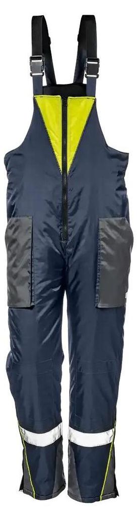Sir Safety Freezer Thermo Latzhose Herren EN 342 Kälteschutz 3M Thinsulate Blau Gelb Grau, 62, Blau