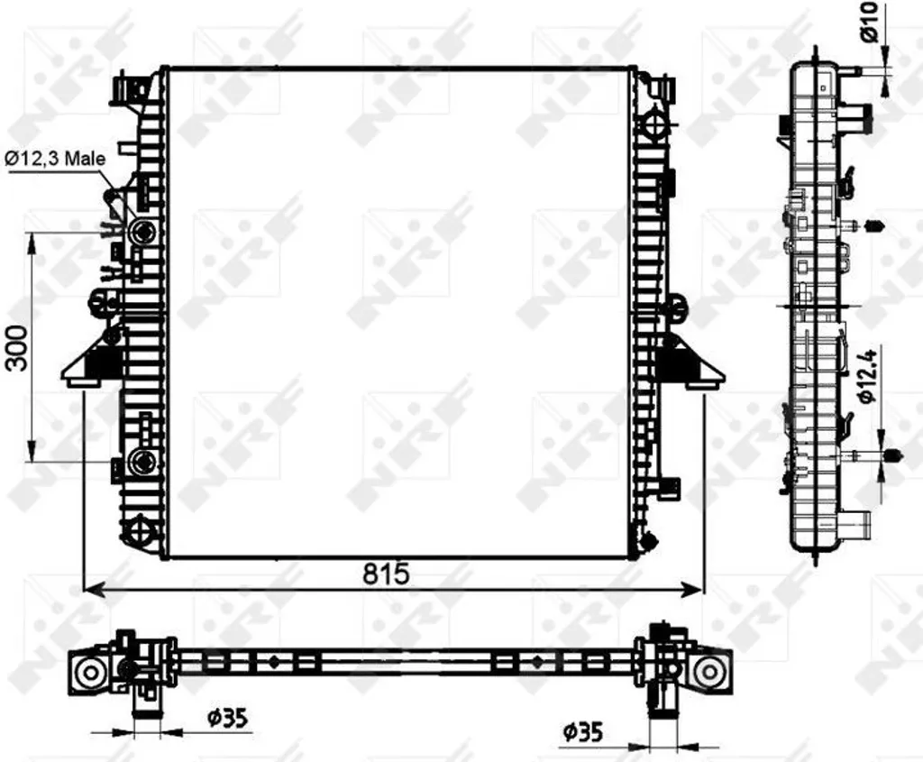 Radiateur moteur NRF pour éviter la surchauffe sur Discovery III L319
