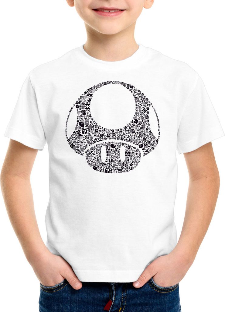 A.N.T. Super Toad Play Kinder T-Shirt Mario Pilz Game Gamer