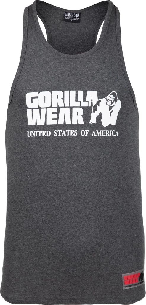 Gorilla Wear Classic Tank Top dark grey XXXL