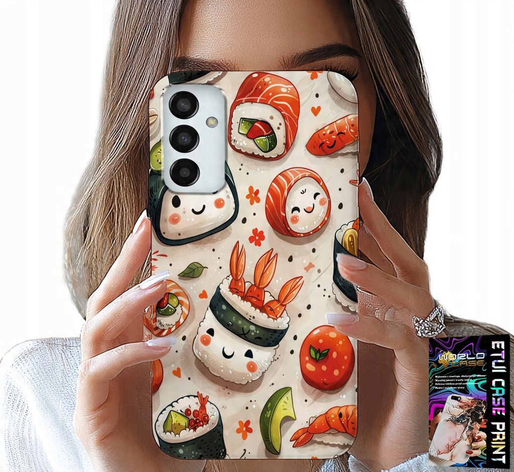 Fall Für Samsung Galaxy M13 4G - Süss Lächelnd Sushi Fall Fall