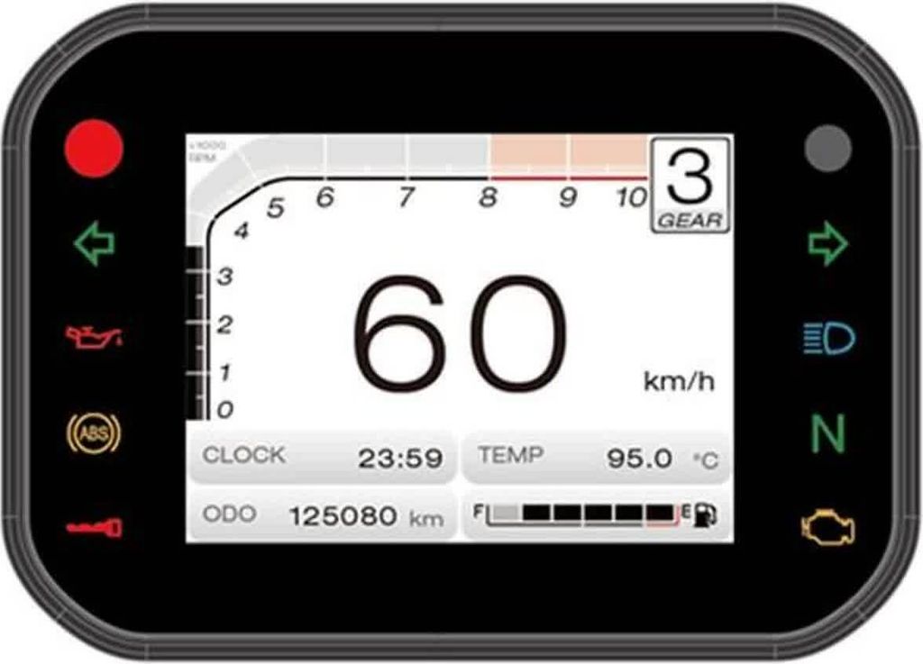 Koso RX-3S Tachometer bis zu 15.000 U/min Produktbild 