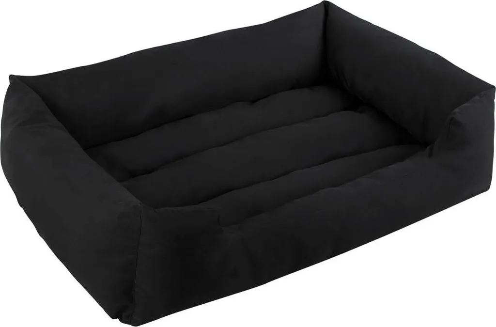 Couchage pour chien XL noir déhoussable et facile à nettoyer au quotidien