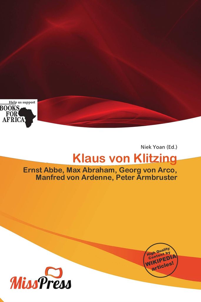 Klaus von Klitzing Produktbild 